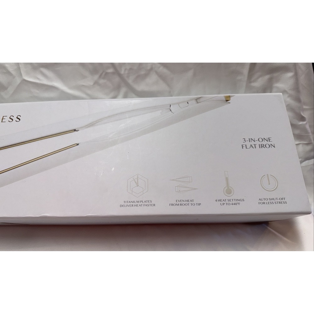 Kristin Ess Titanium Flat Iron Hair Straightener and Curler - Dual Voltage - Picture 2 of 4